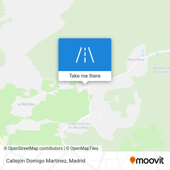 Callejón Domigo Martínez map