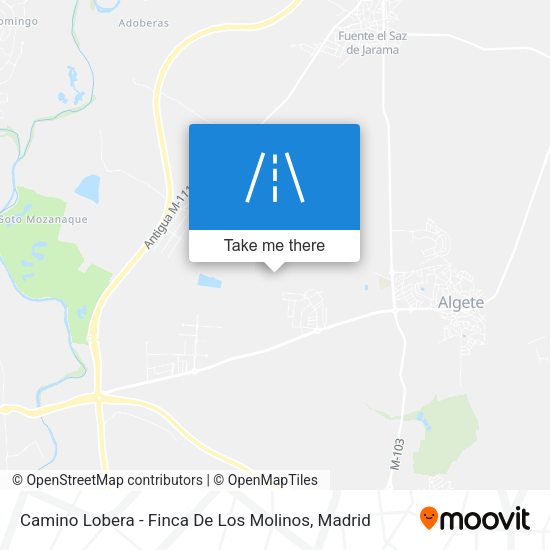 Camino Lobera - Finca De Los Molinos map