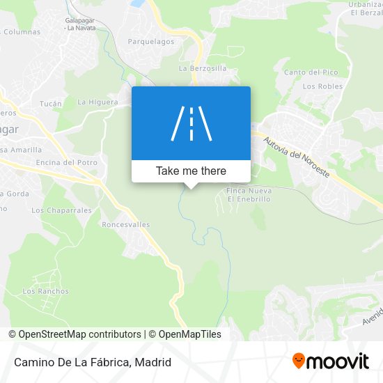 Camino De La Fábrica map