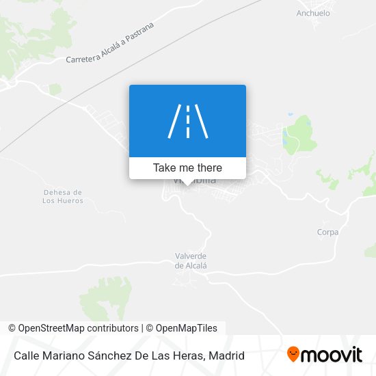 Calle Mariano Sánchez De Las Heras map