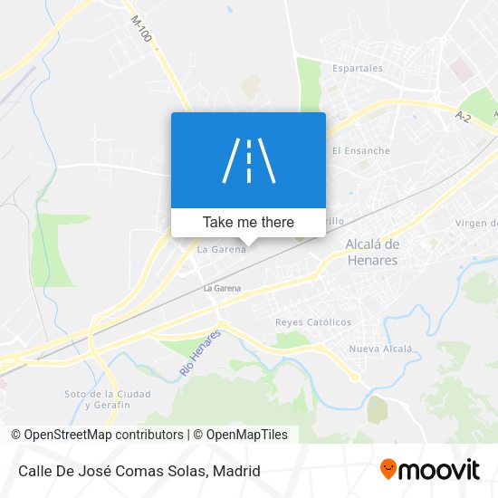 Calle De José Comas Solas map