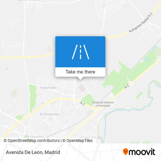 mapa Avenida De León