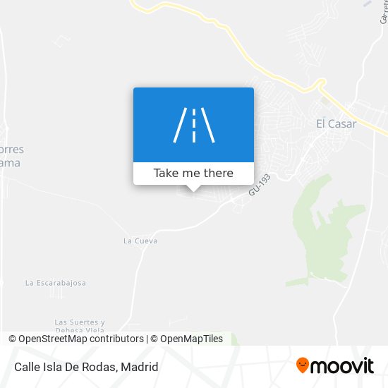 Calle Isla De Rodas map