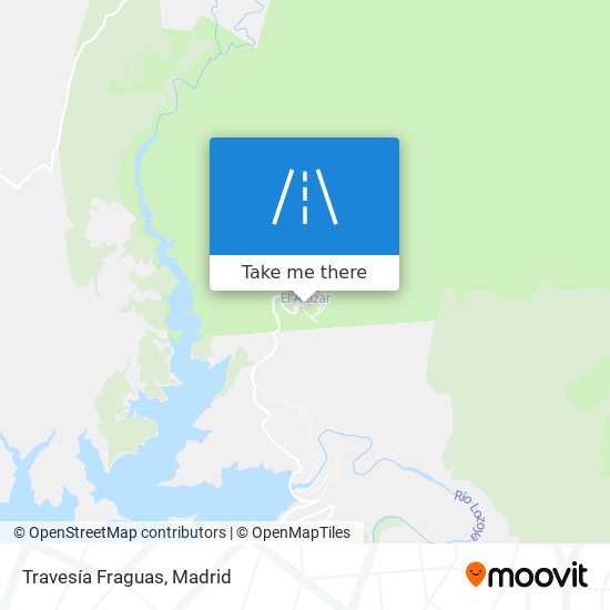 Travesía Fraguas map