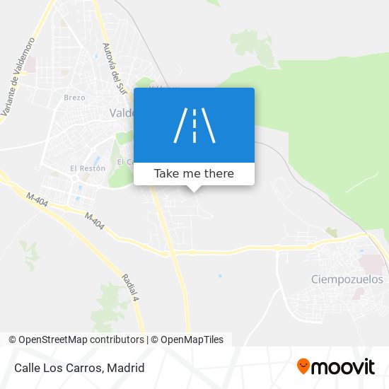 Calle Los Carros map