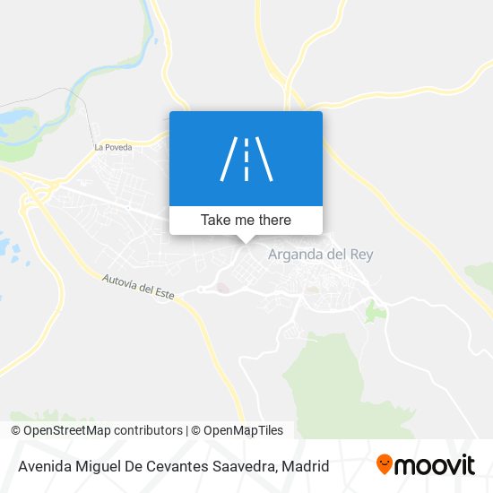 mapa Avenida Miguel De Cevantes Saavedra