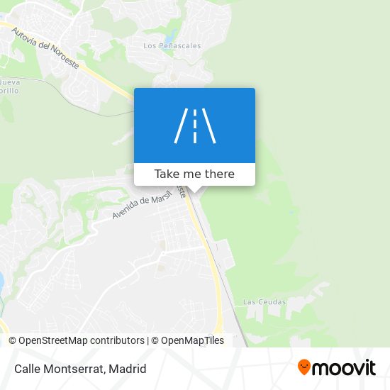 Calle Montserrat map