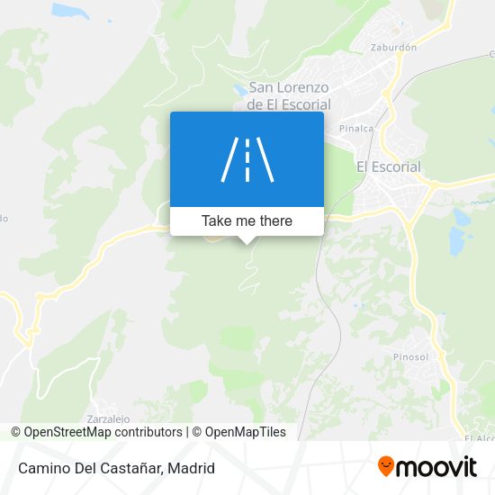 Camino Del Castañar map