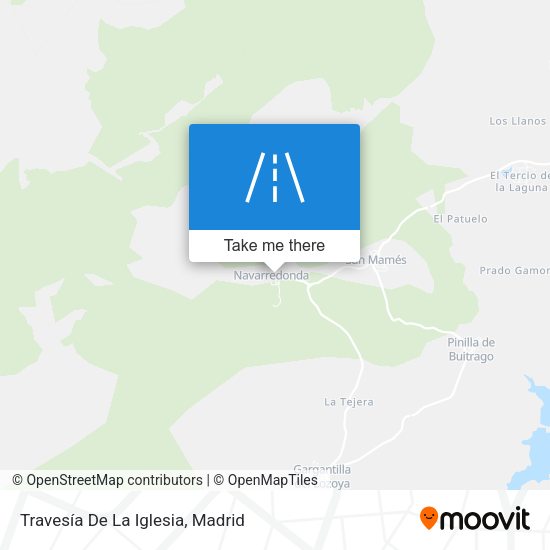 Travesía De La Iglesia map