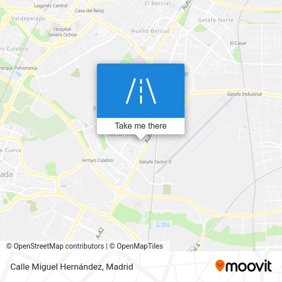 Calle Miguel Hernández map