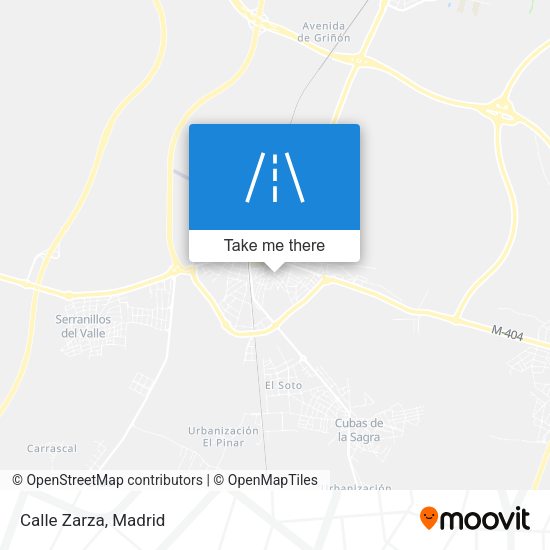 Calle Zarza map