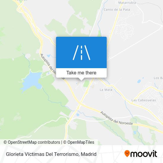 Glorieta Víctimas Del Terrorismo map