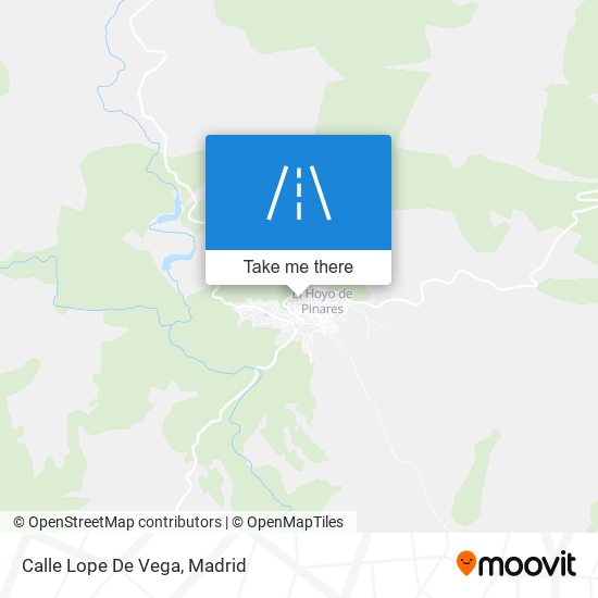 mapa Calle Lope De Vega