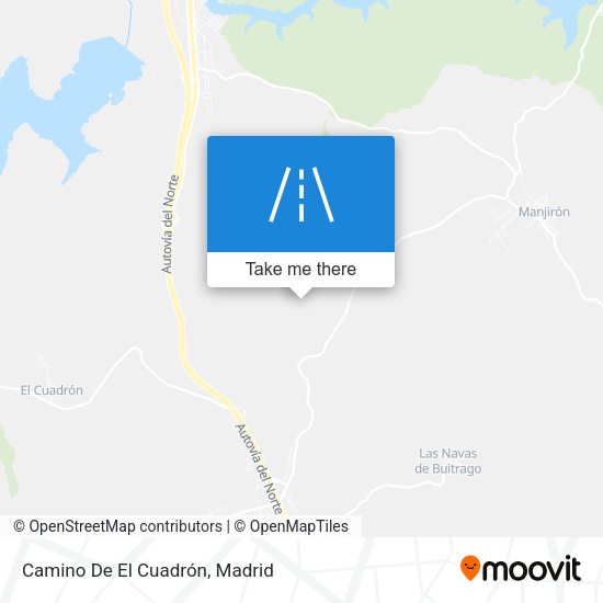 Camino De El Cuadrón map