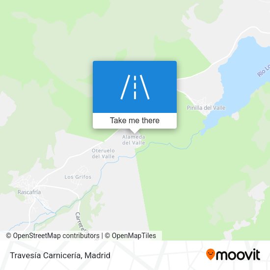 Travesía Carnicería map