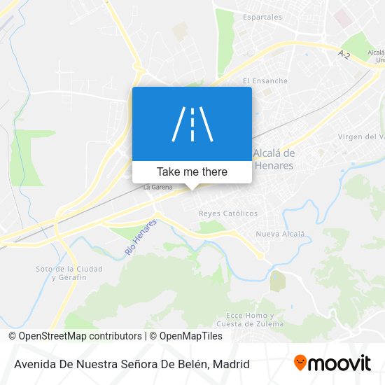 Avenida De Nuestra Señora De Belén map