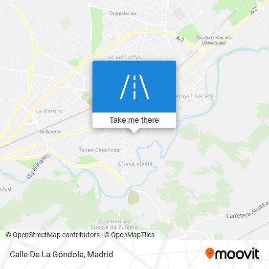 mapa Calle De La Góndola