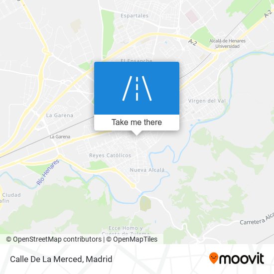 mapa Calle De La Merced