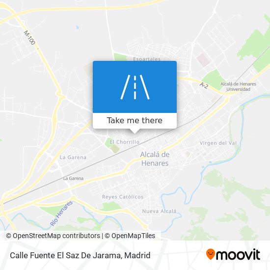 mapa Calle Fuente El Saz De Jarama