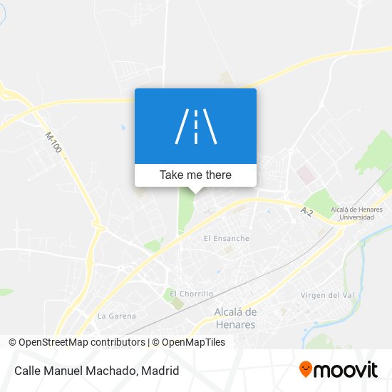 Calle Manuel Machado map