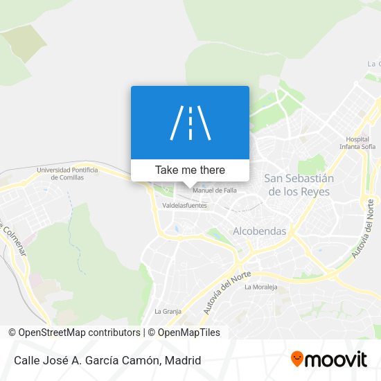 Calle José A. García Camón map