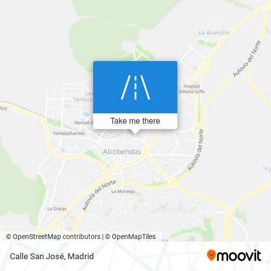 Calle San José map