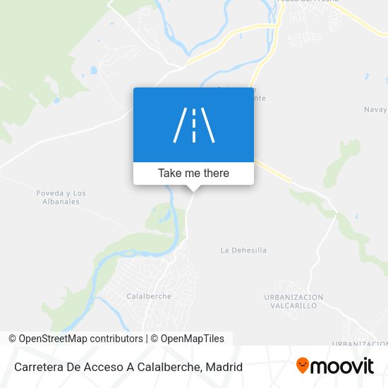 Carretera De Acceso A Calalberche map