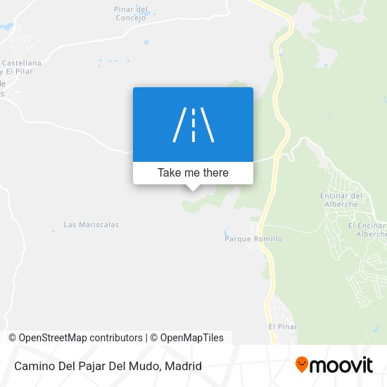Camino Del Pajar Del Mudo map