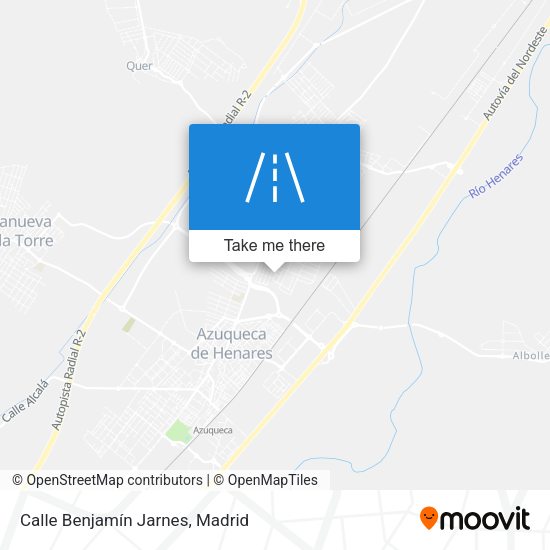 Calle Benjamín Jarnes map
