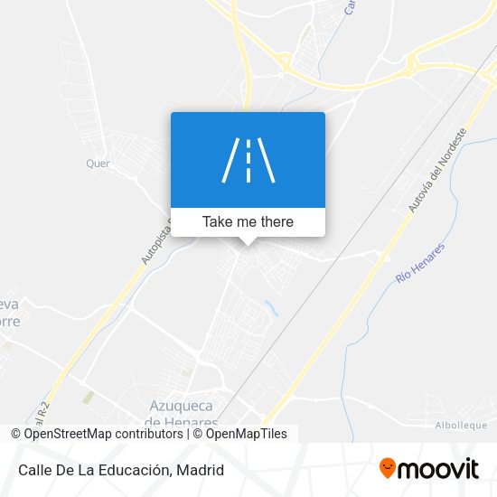 Calle De La Educación map