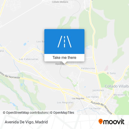 mapa Avenida De Vigo