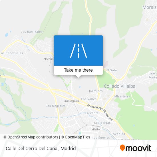 Calle Del Cerro Del Cañal map