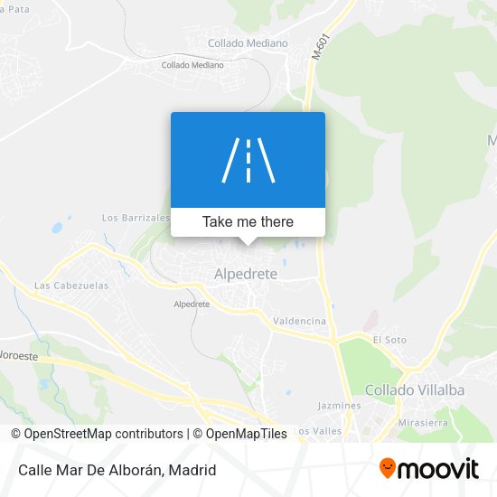Calle Mar De Alborán map