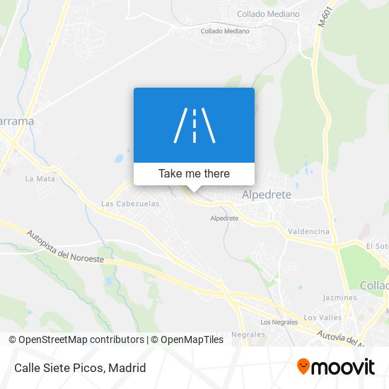 mapa Calle Siete Picos