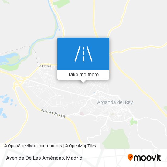 mapa Avenida De Las Américas