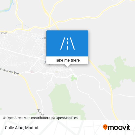Calle Alba map
