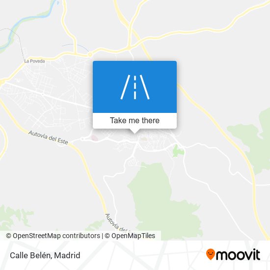 mapa Calle Belén