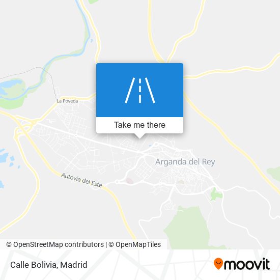 Calle Bolivia map