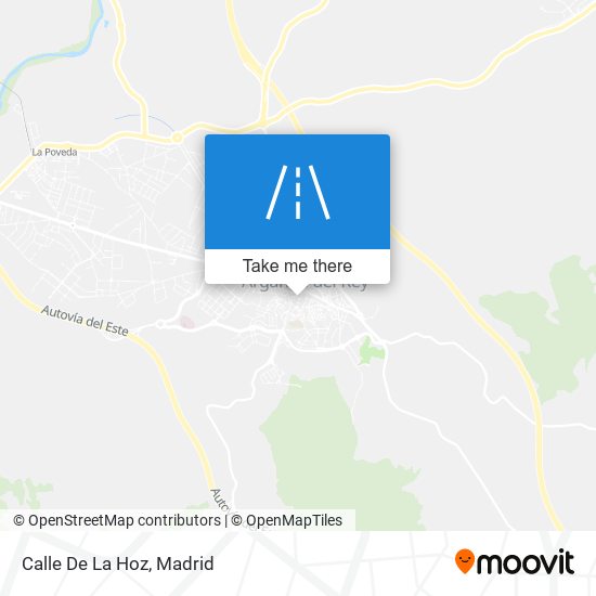 mapa Calle De La Hoz