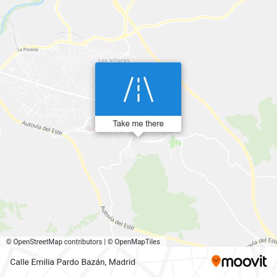 Calle Emilia Pardo Bazán map