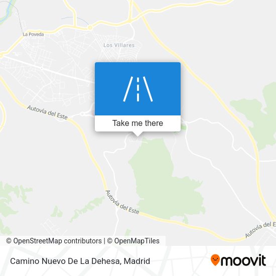 Camino Nuevo De La Dehesa map