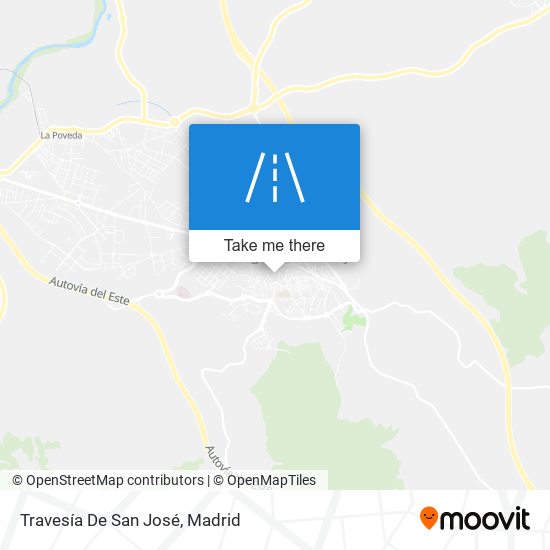 Travesía De San José map