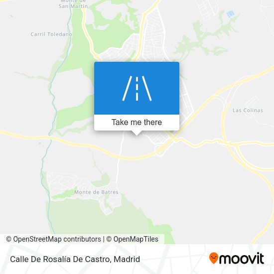 Calle De Rosalía De Castro map
