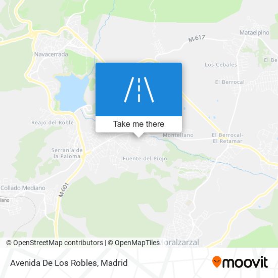 mapa Avenida De Los Robles