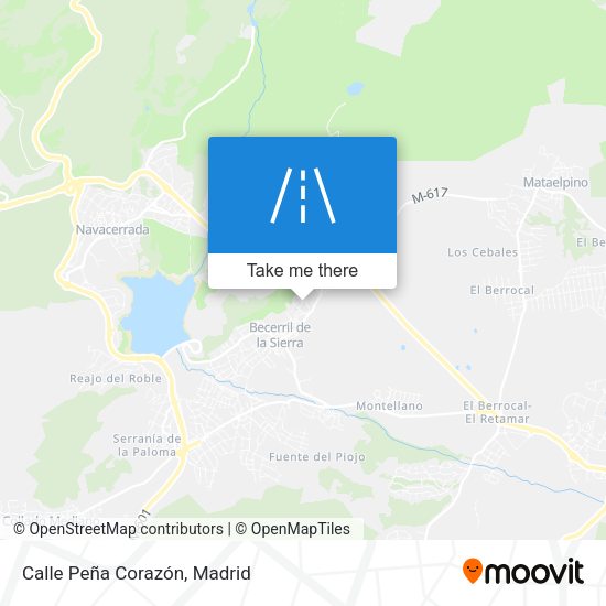 Calle Peña Corazón map