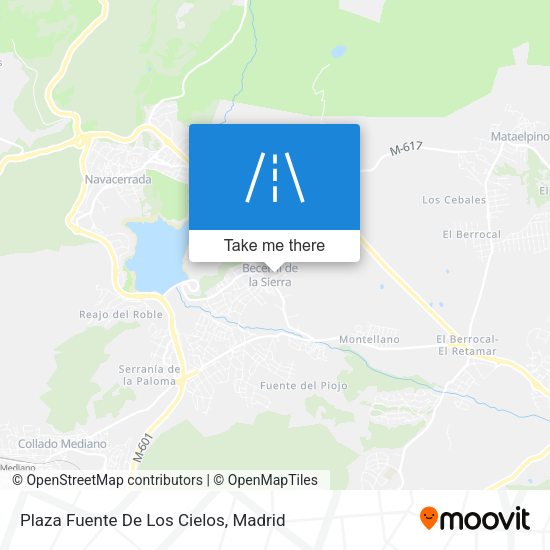Plaza Fuente De Los Cielos map
