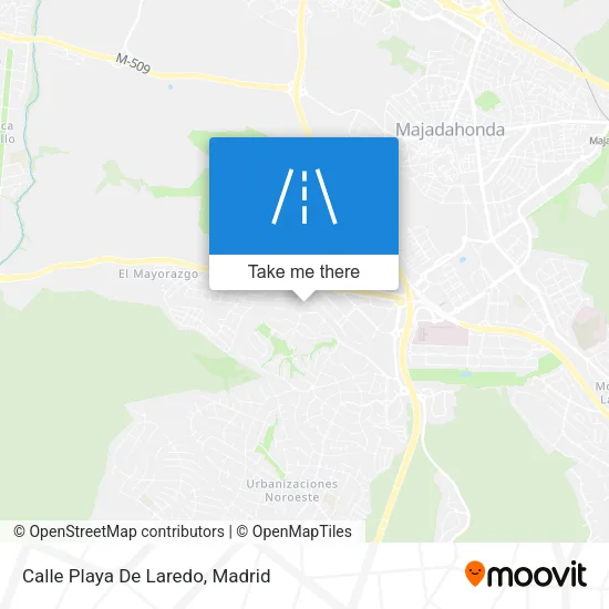 Calle Playa De Laredo map