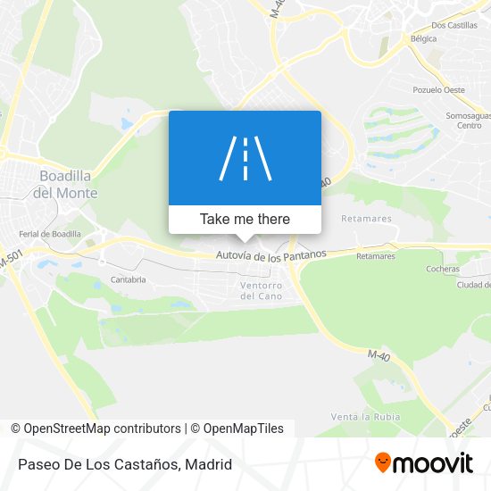 Paseo De Los Castaños map