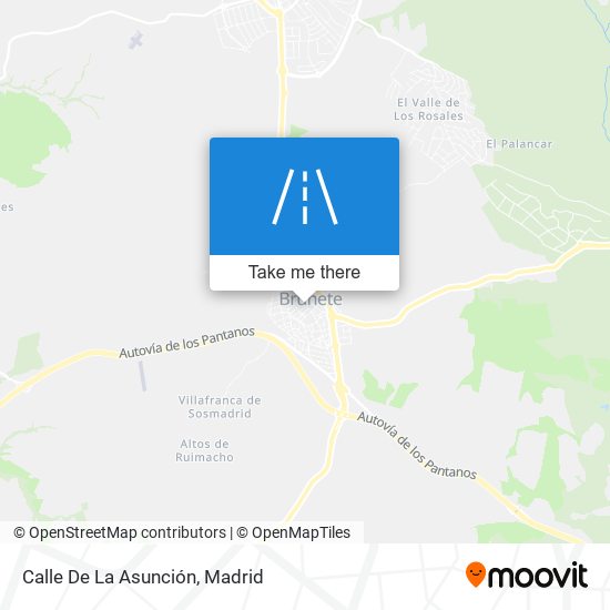 mapa Calle De La Asunción