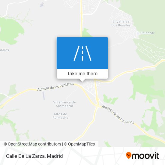 Calle De La Zarza map